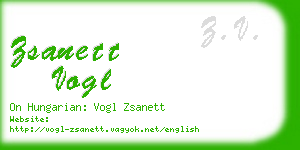 zsanett vogl business card